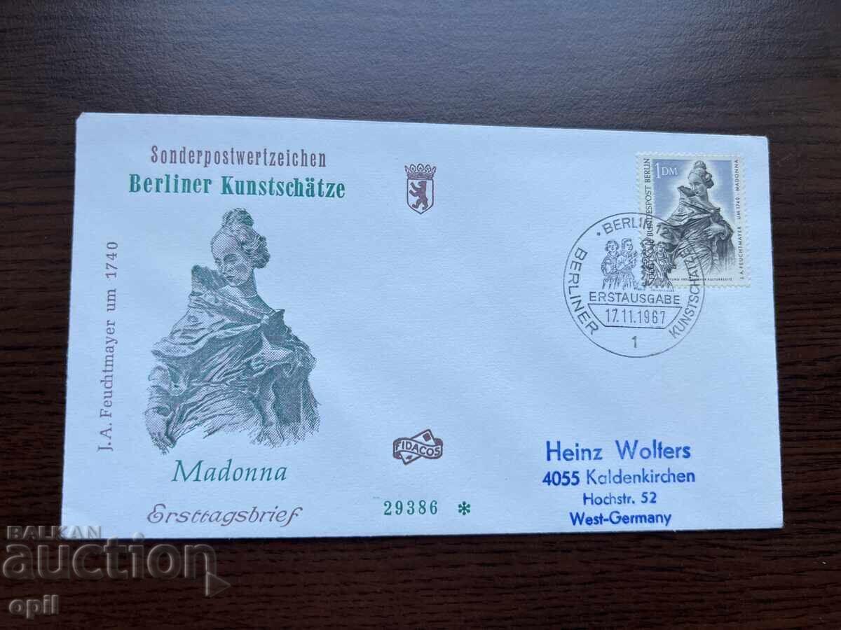 Germany 1967 Art Treasures (Madonna) in Berlin Germany 1967 Art Treasures (Madonna) in Berlin
