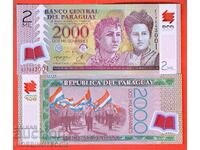 PARAGUAY 2000 2 000 issue issue 2023 UNC POLYMER