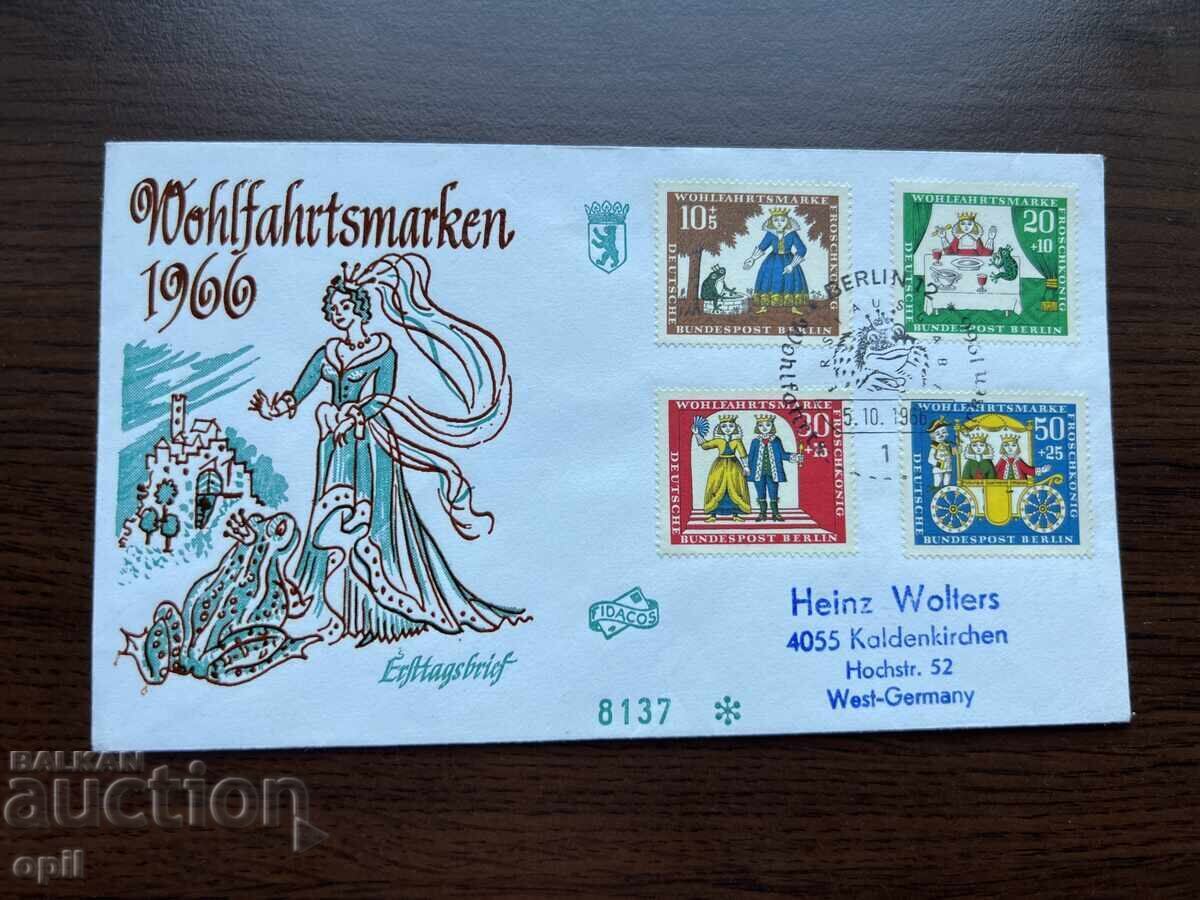 Germany 1966 Social Stamps Berlin (Frog Prince) Germany 1966 Social Stamps Berlin (Frog Prince)