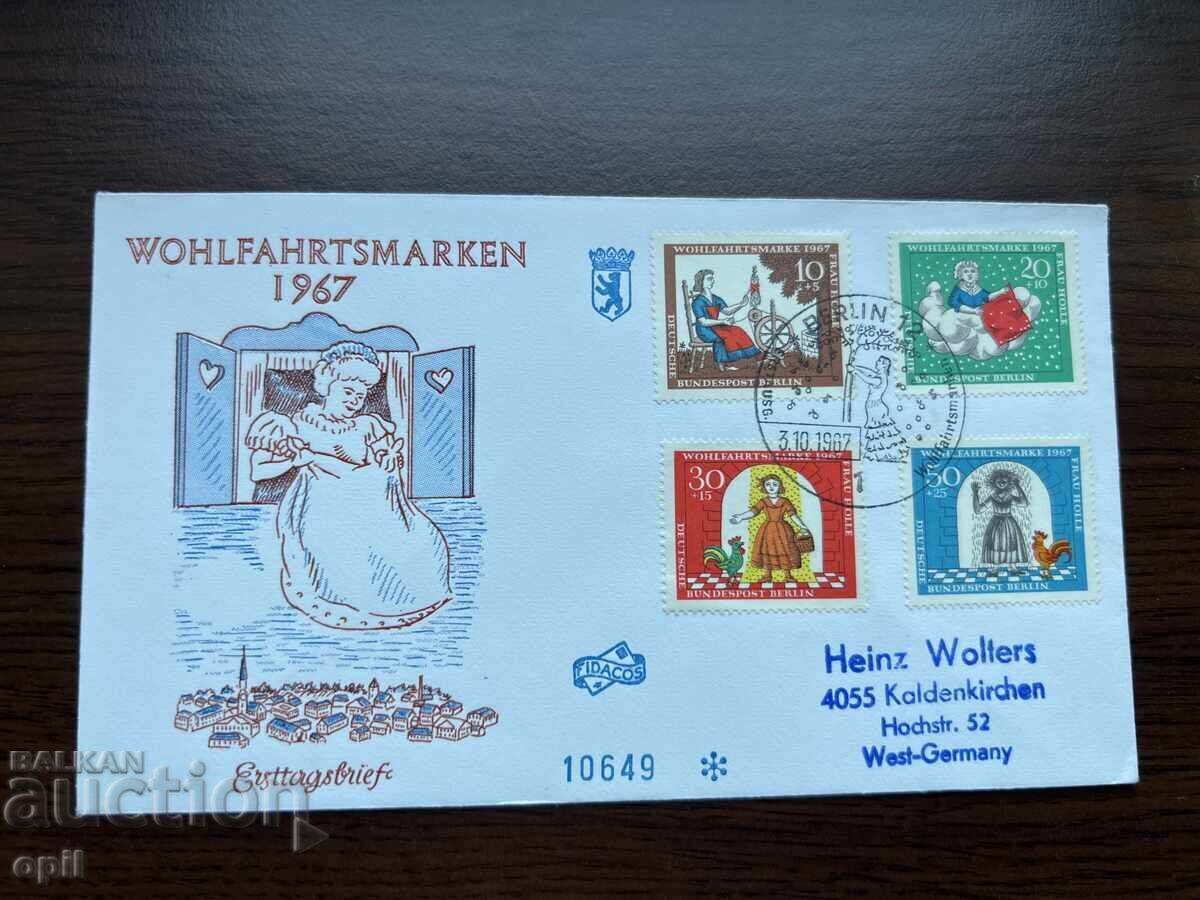 Germany 1967 Social Stamps Berlin (Mother Hulda) Germany 1967 Social Stamps Berlin (Mother Hulda)