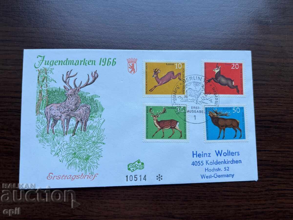 Germany 1966 Youth Stamps Berlin Germany 1966 Youth Stamps Berlin