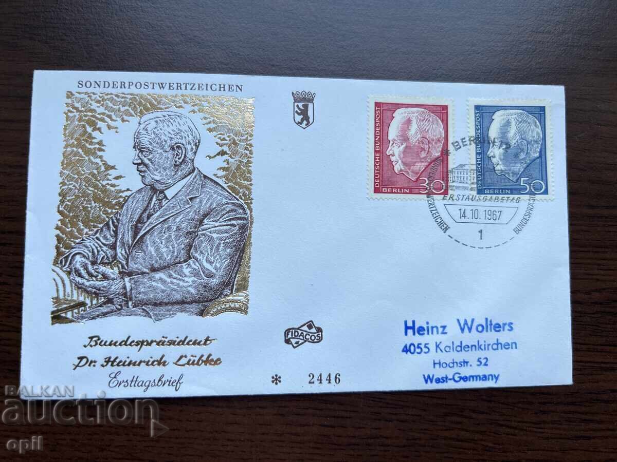 Germany 1967 Heinrich Lübke Berlin Germany 1967 Heinrich Lübke Berlin