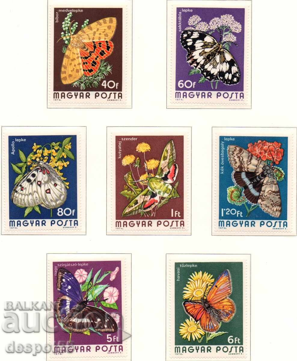 1974. Ungaria. Fluturi.
