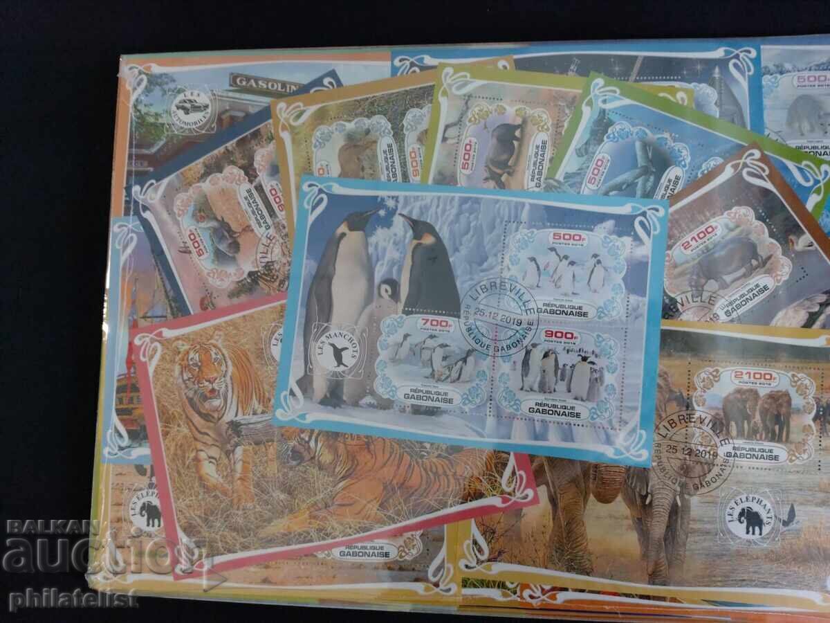 Auction Pack of 128 blocks - African countries, various - 2019 Auction Pack of 128 blocks - African countries, various - 2019