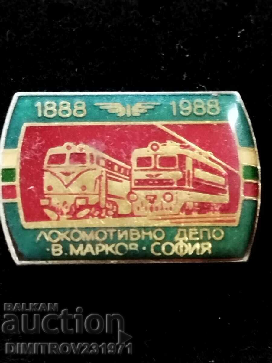 Insigna. 100 de ani Depozitul de locomotive în Markov Insigna. 100 de ani Depozitul de locomotive în Markov
