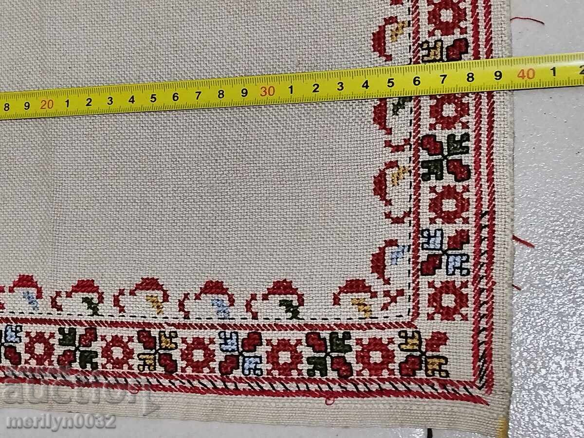 Delivery of Old embroidered check, tablecloth, milo, Bulgarian embroidery Delivery of Old embroidered check, tablecloth, milo, Bulgarian embroidery