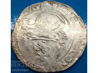 Netherlands Thaler 1644 1/2 Lion Daaler Utrecht silver