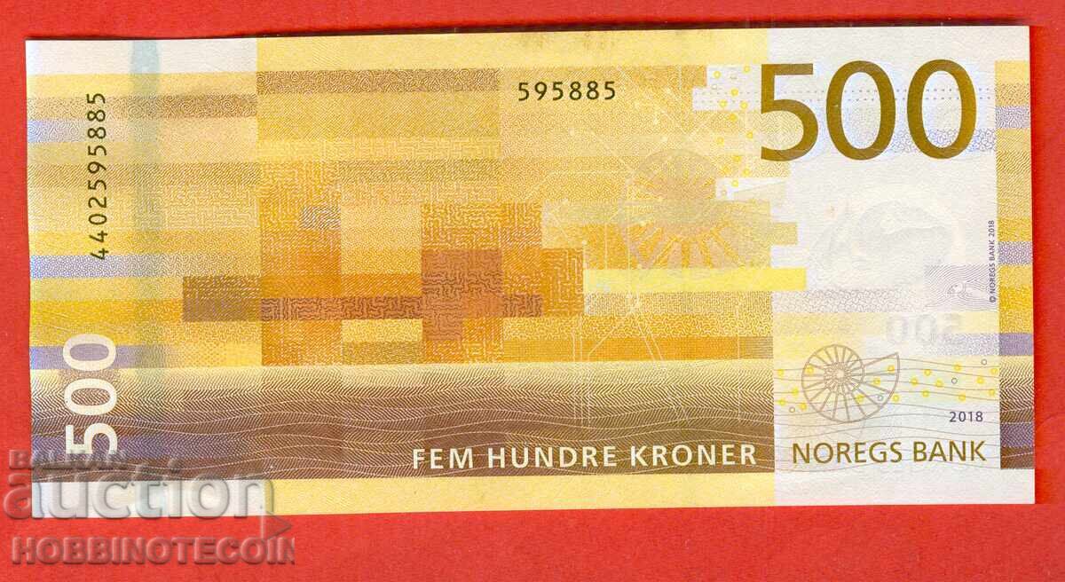 НОРВЕГИЯ NORGE 500 Крони емисия issue 2018 НОВА UNC с цена 134.95 лв. | € 69.00 НОРВЕГИЯ NORGE 500 Крони емисия issue 2018 НОВА UNC с цена 134.95 лв. | € 69.00