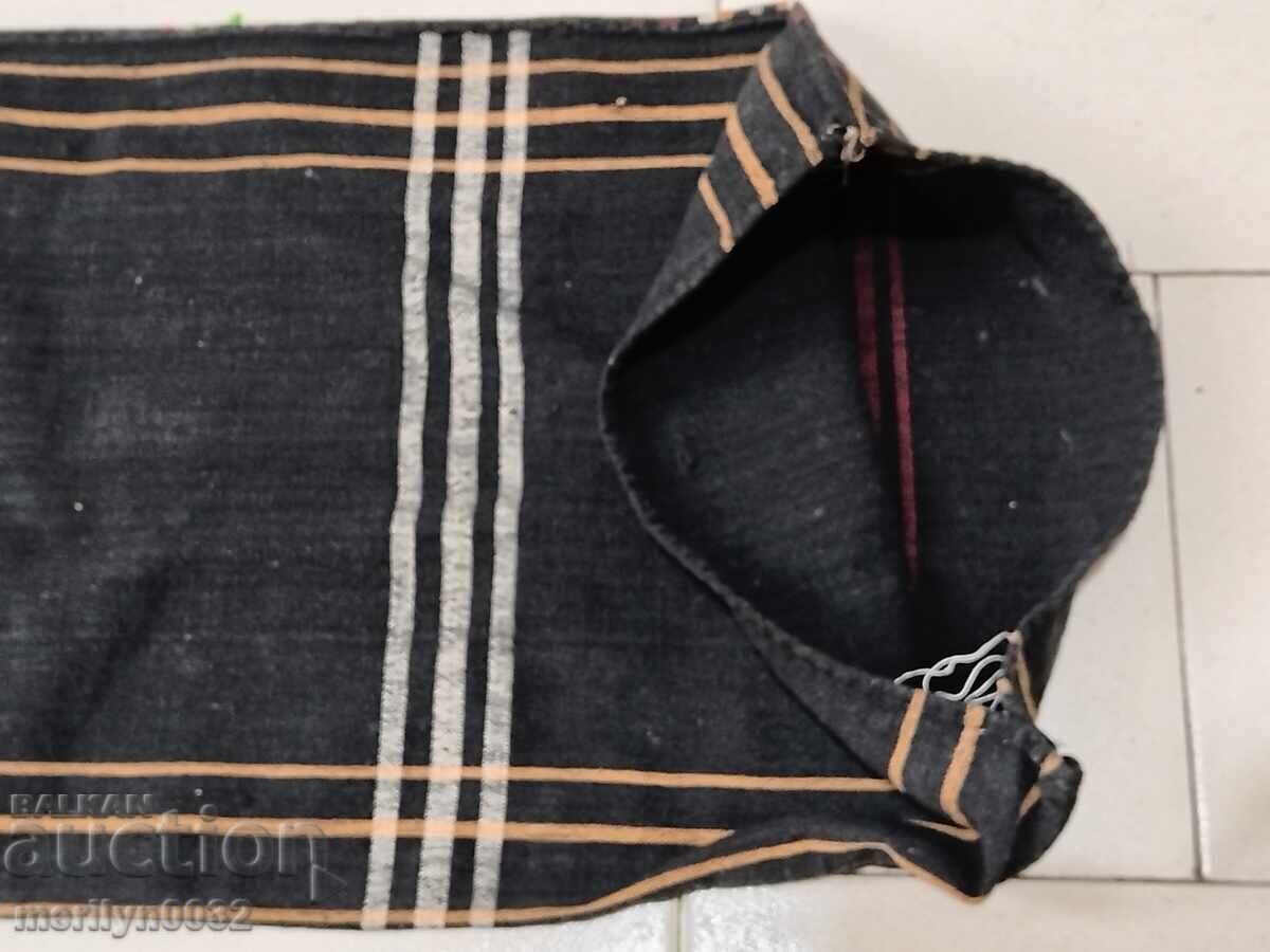 Old woven embroidered pillowcase on minderlock - 5 Old woven embroidered pillowcase on minderlock - 5