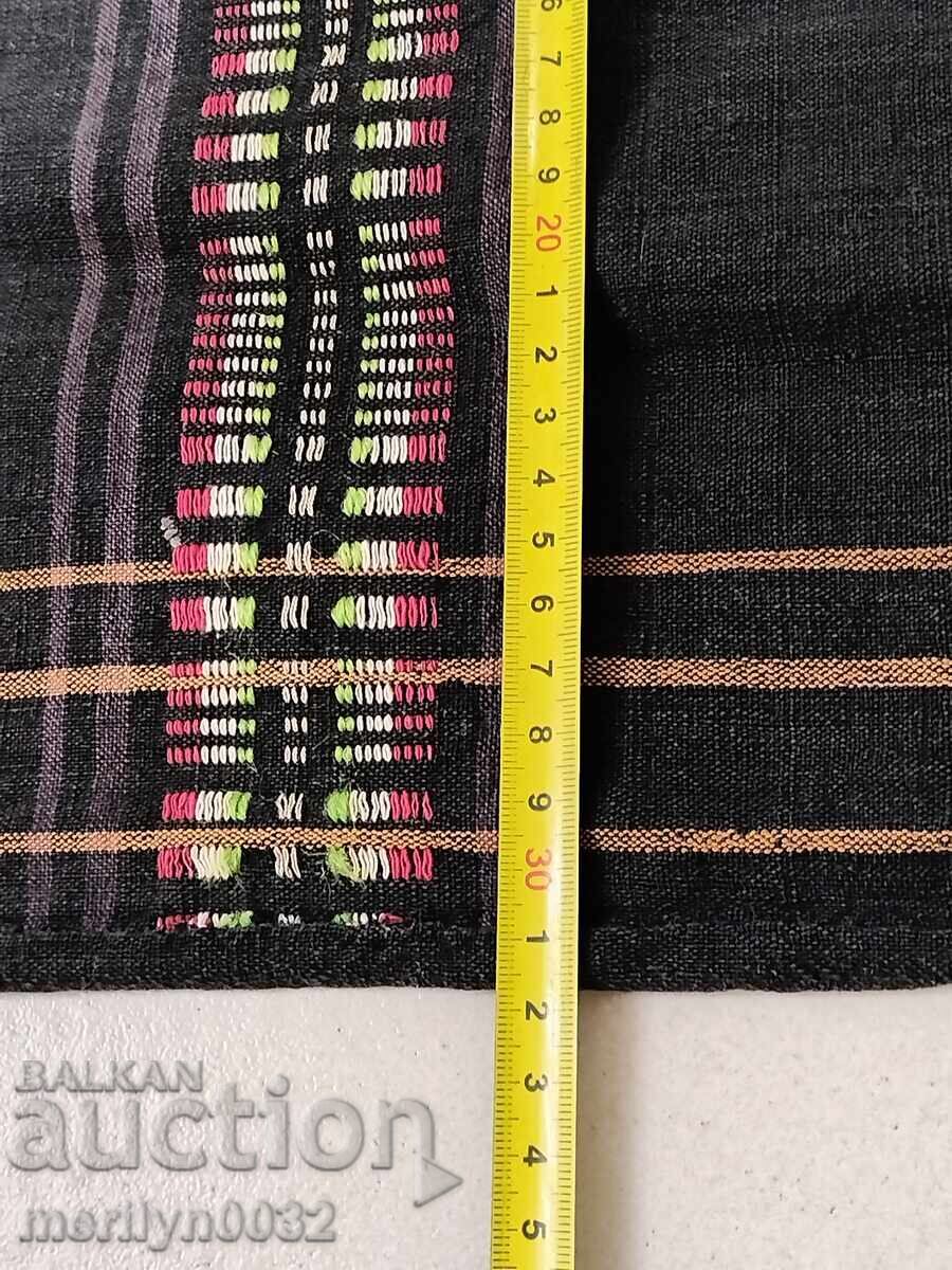 Old woven embroidered pillowcase on minderlock - 7 Old woven embroidered pillowcase on minderlock - 7