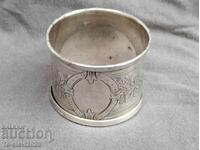 Old French silver napkin holder 19th century