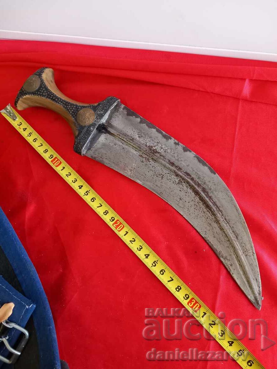 Old KHANJAR with Belt, Dagger, Dagger - 7 Old KHANJAR with Belt, Dagger, Dagger - 7
