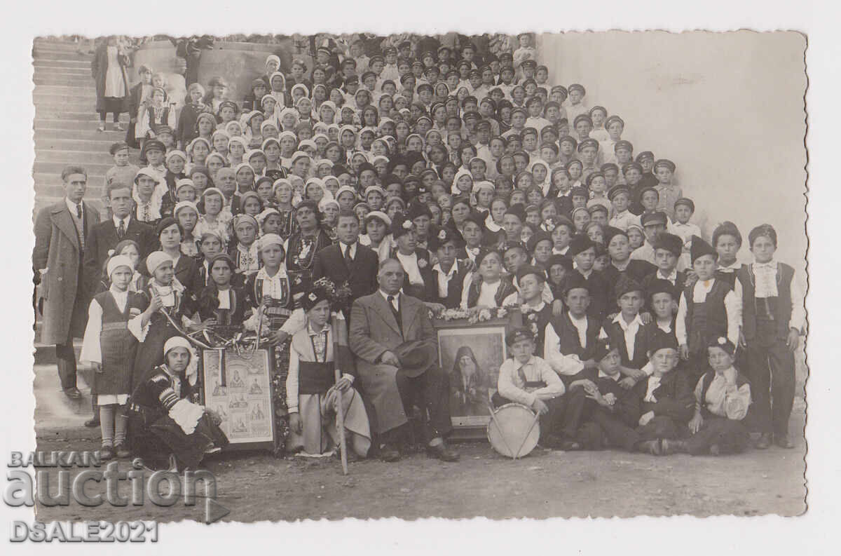 Dupnitsa 1936. school holiday Ivan Rilski photo /68921 Dupnitsa 1936. school holiday Ivan Rilski photo /68921