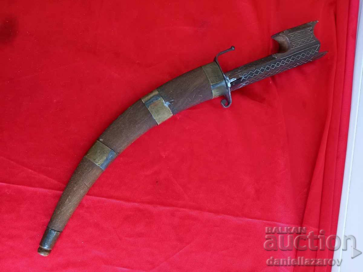 Παλιό στιλέτο NIMCHA, Λεπίδα, Μαχαίρι Scimitar - 6