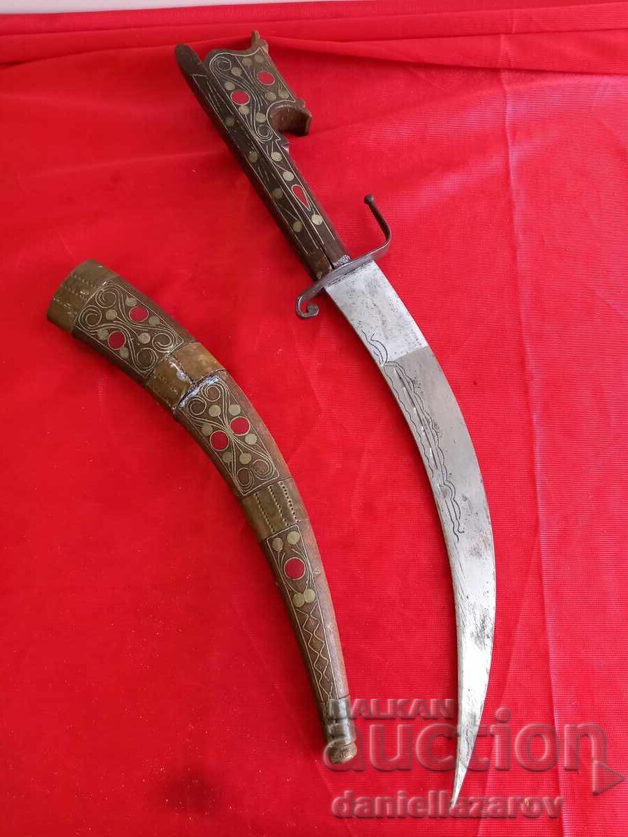 Παλιό στιλέτο NIMCHA, Λεπίδα, Μαχαίρι Scimitar