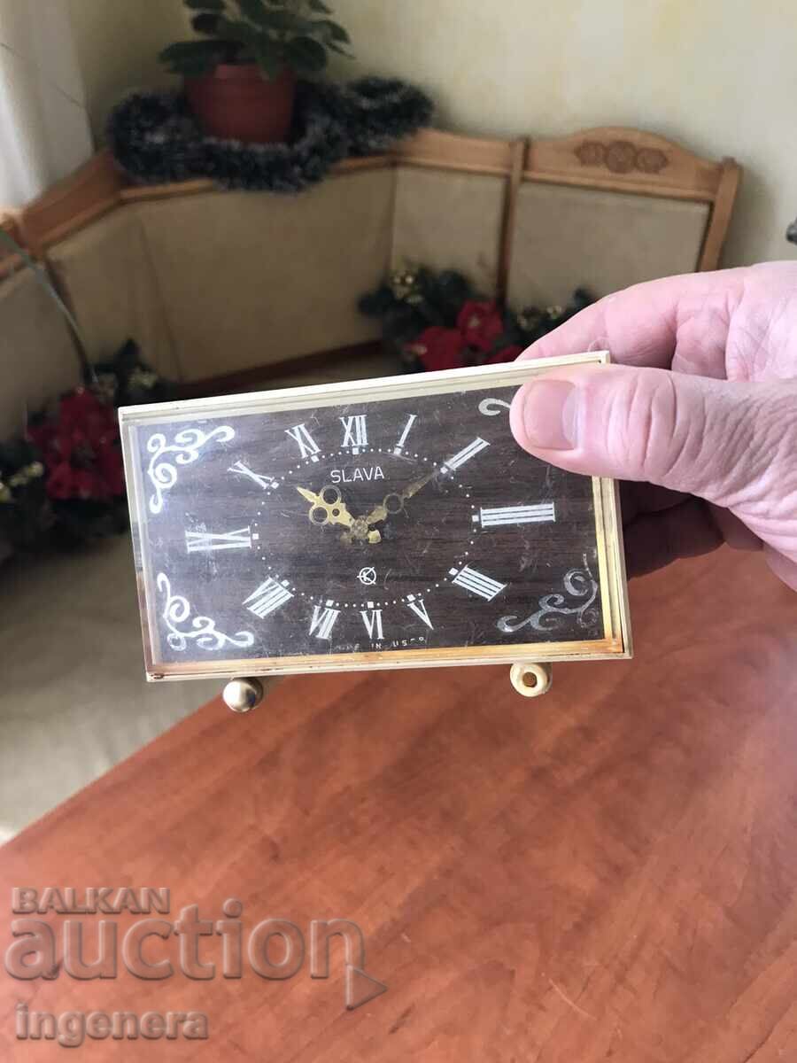 DESK CLOCK "SLAVA" "SLAVA" WORKS with price 14.00 BGN | € 7.16