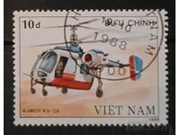 Ștampila de avion din Vietnam 1989