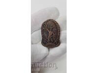 Rare royal badge, cyclist badge - Sofia - 1923