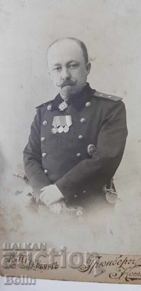 Delivery of Very rare Russian tsarist photograph, photo 1904 officer