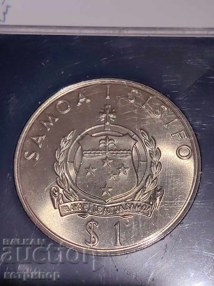 1 tala Samoa 1981 nichel 1 tala Samoa 1981 nichel