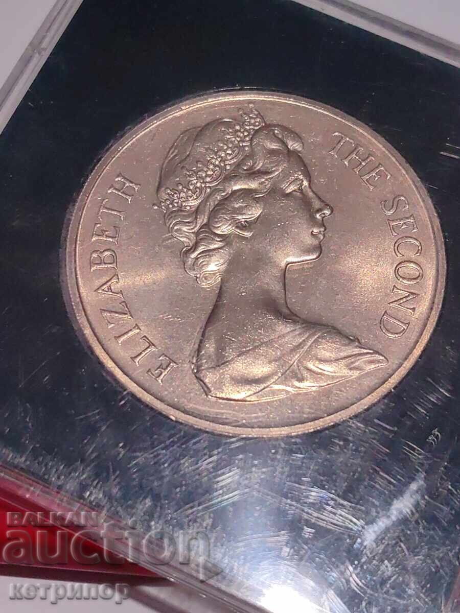 25 пенса Света Елена 1973 г никел с цена 30.00 лв. | € 15.34 25 пенса Света Елена 1973 г никел с цена 30.00 лв. | € 15.34