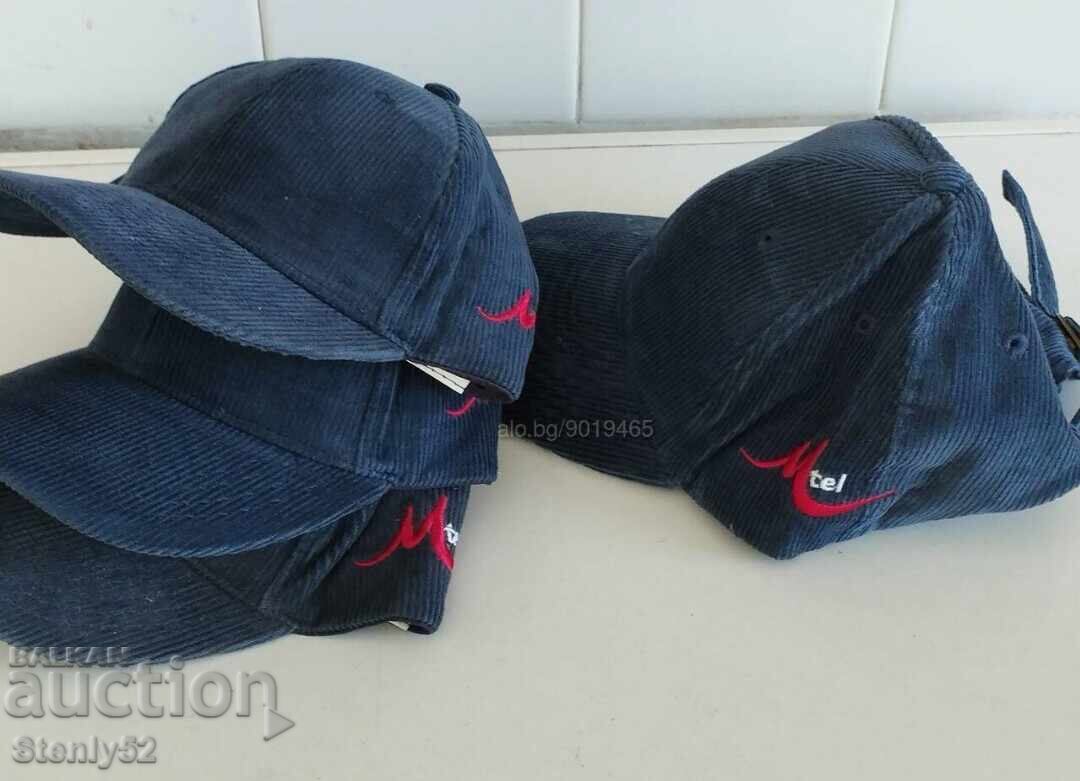 Auction 5 M-TEL promotional caps, wholesale, velvet Auction 5 M-TEL promotional caps, wholesale, velvet