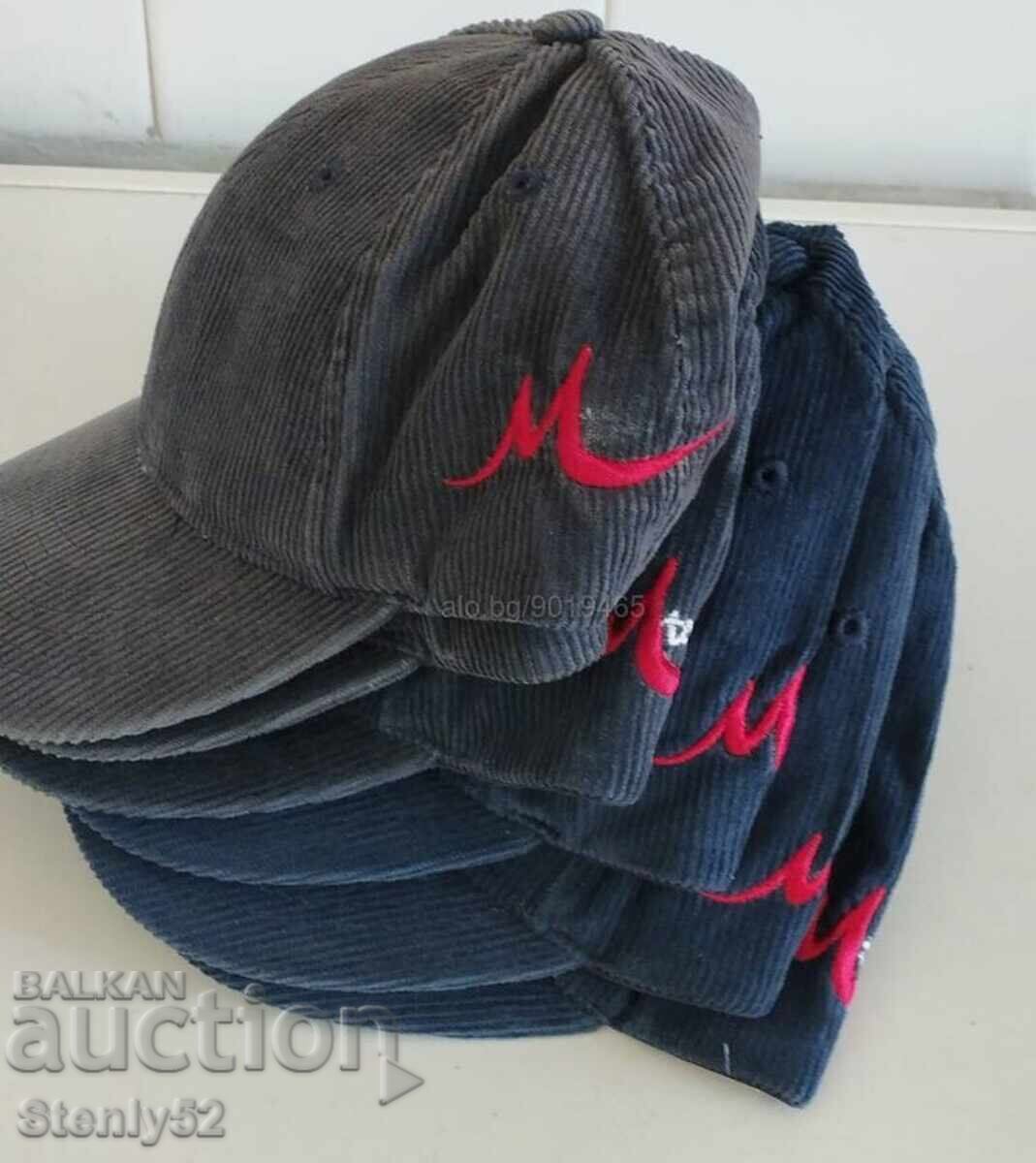 5 M-TEL promotional caps, wholesale, velvet 5 M-TEL promotional caps, wholesale, velvet