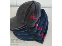 5 buc. șepci publicitare M-TEL, catifea en-gros