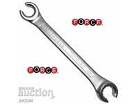 Slotted wrench for brake pipes 8 mm x 10 mm -