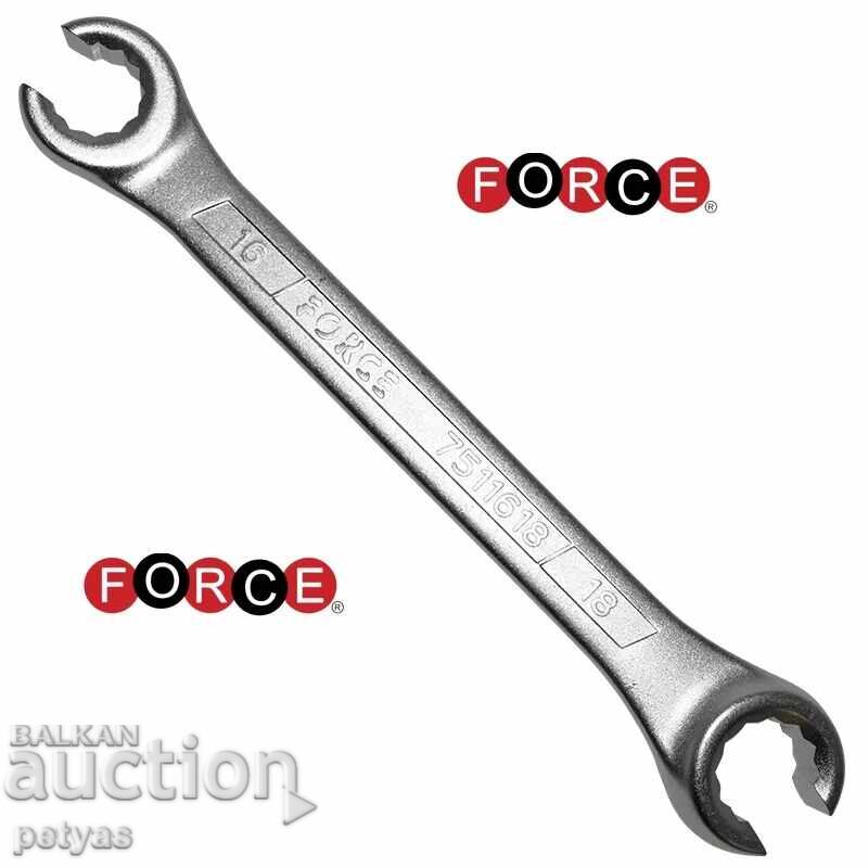 Key cut for brake pipes 12mm x 13mm.