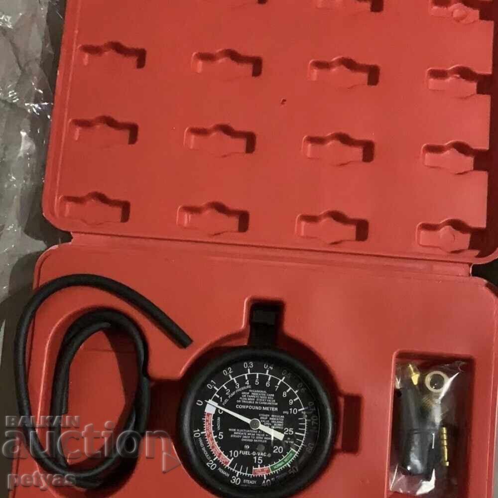 Intake Manifold Vacuum Tester - Vacuum Gauge with price 39.50 BGN | € 20.20 Intake Manifold Vacuum Tester - Vacuum Gauge with price 39.50 BGN | € 20.20