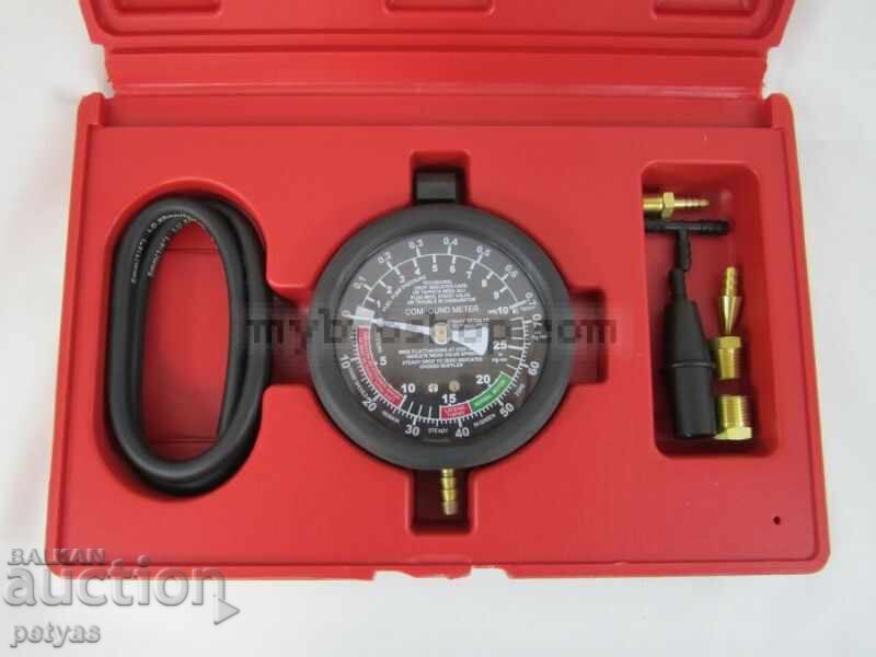 Intake Manifold Vacuum Tester - Vacuum Gauge Intake Manifold Vacuum Tester - Vacuum Gauge