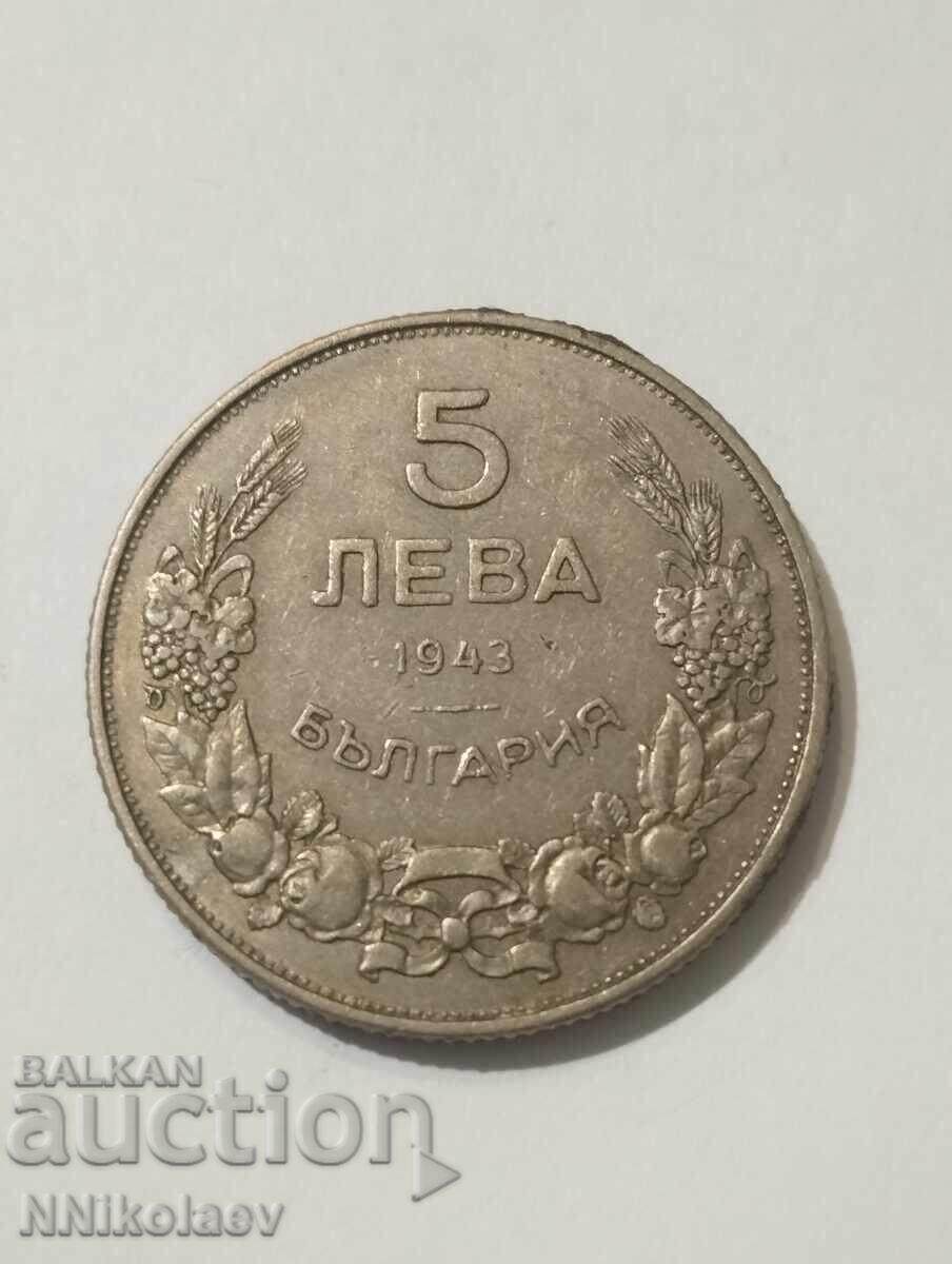 5 leva 1943 Bulgaria 5 leva 1943 Bulgaria