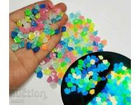 Glowing stones 100 pcs, solar stones, fluorescent