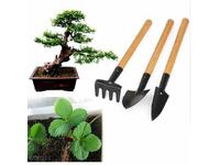 Small potting tools garden spade rake set