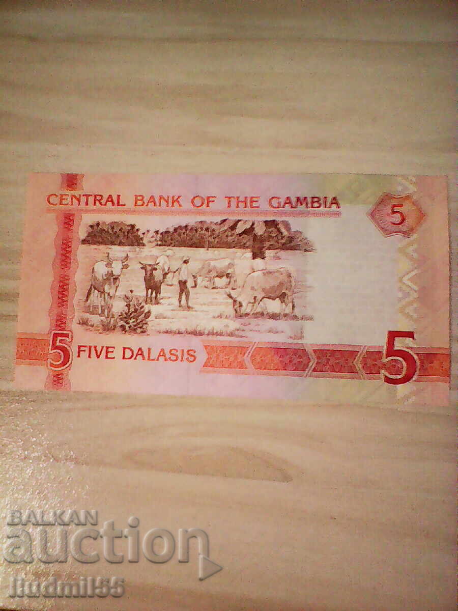 GAMBIA 5 Dallas 2013 UNC with price 3.00 BGN | € 1.53 GAMBIA 5 Dallas 2013 UNC with price 3.00 BGN | € 1.53