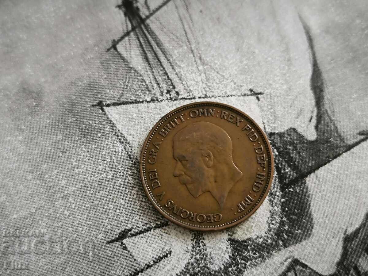 Coin - Great Britain - 1 penny | 1936 with price 5.75 BGN | € 2.94 Coin - Great Britain - 1 penny | 1936 with price 5.75 BGN | € 2.94