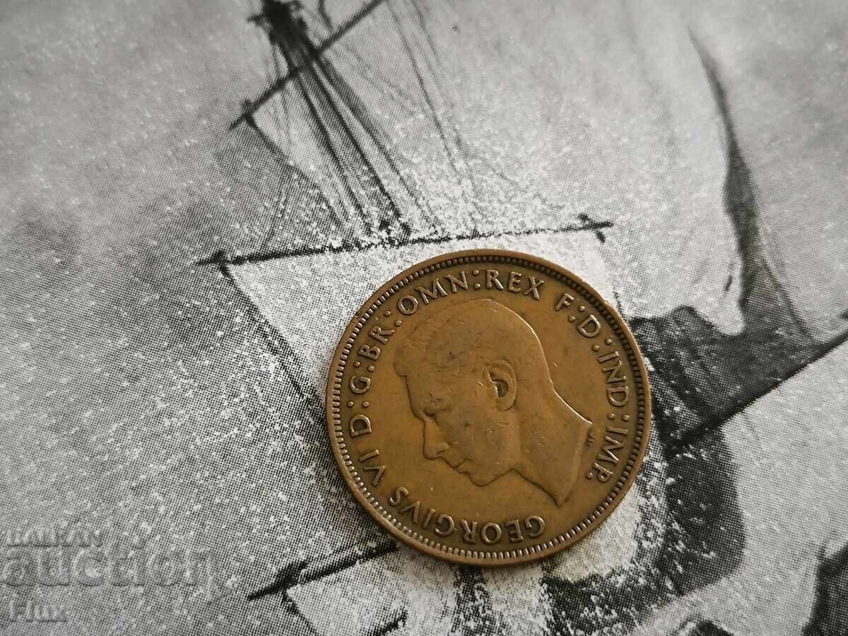 Coin - Great Britain - 1 penny | 1945 with price 4.50 BGN | € 2.30 Coin - Great Britain - 1 penny | 1945 with price 4.50 BGN | € 2.30