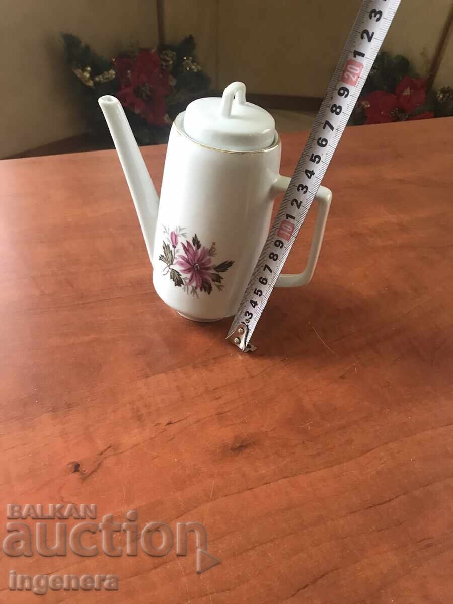 PORCELAIN POT KETTLE BULGARIA with price 12.00 BGN | € 6.14 PORCELAIN POT KETTLE BULGARIA with price 12.00 BGN | € 6.14