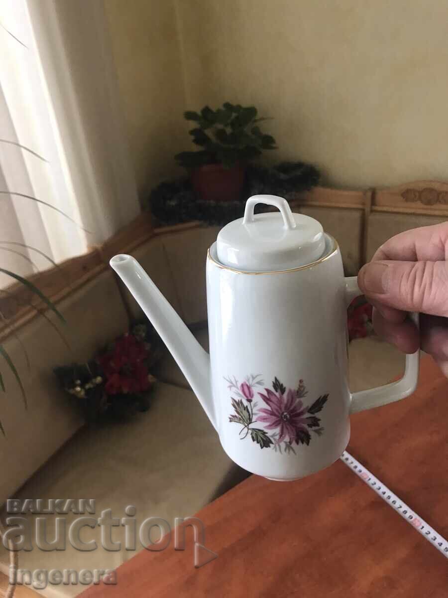 PORCELAIN POT KETTLE BULGARIA - 5 PORCELAIN POT KETTLE BULGARIA - 5