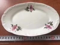 PORCELAIN PLATE OVAL BULGARIA FROM SOCA