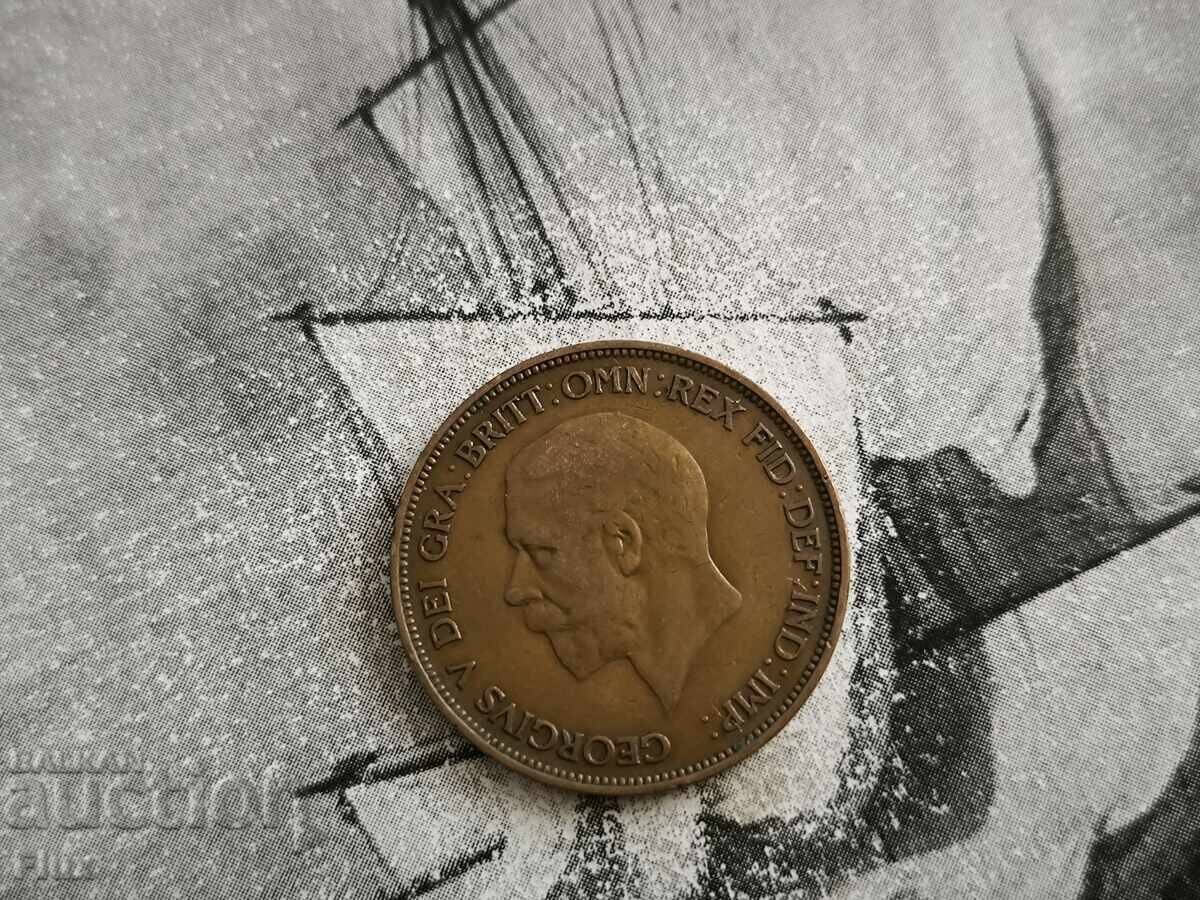 Coin - Great Britain - 1 penny | 1936 with price 5.60 BGN | € 2.86 Coin - Great Britain - 1 penny | 1936 with price 5.60 BGN | € 2.86