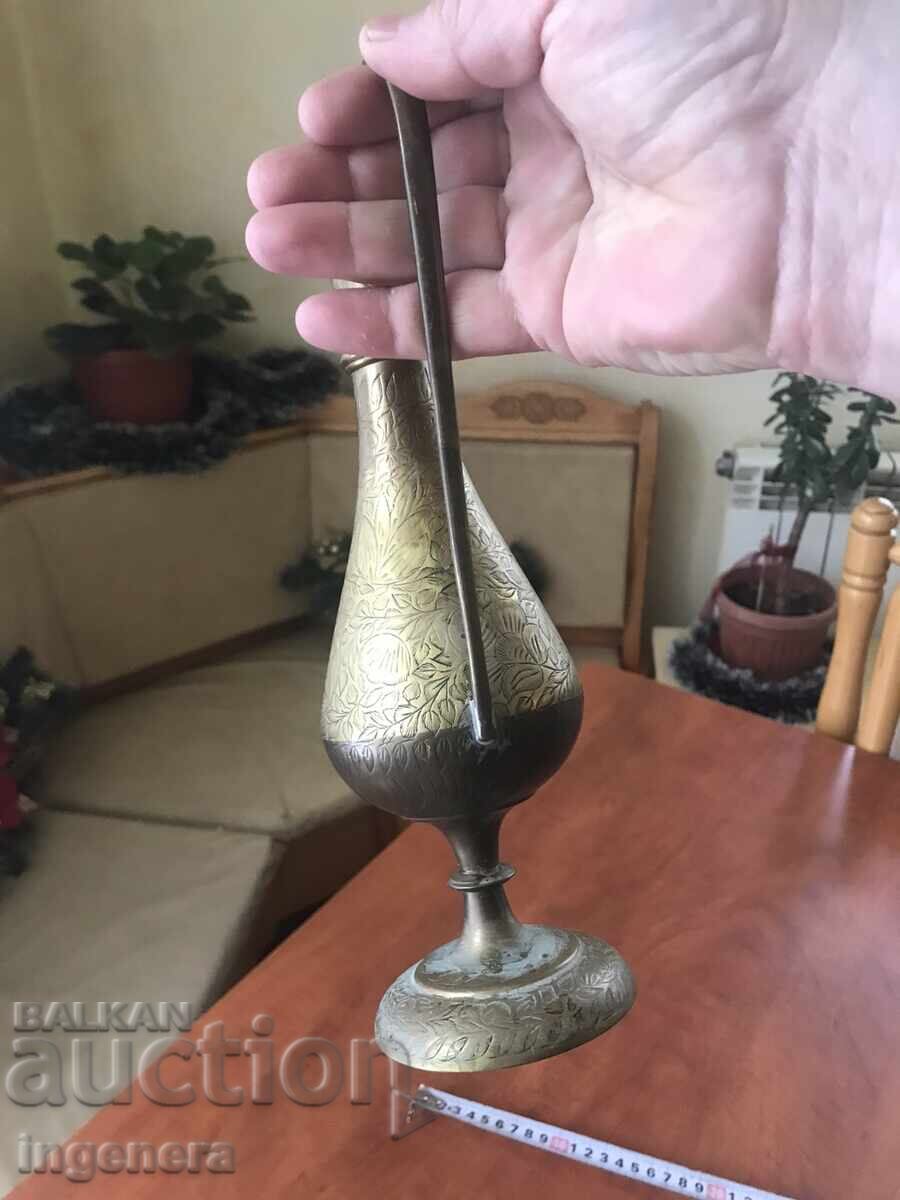 JUG BRONZE BRASS JUG - 510 GR., CAPACITY-350 ML.-ORN - 5 JUG BRONZE BRASS JUG - 510 GR., CAPACITY-350 ML.-ORN - 5