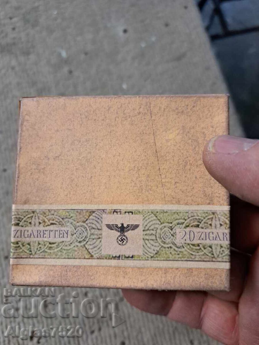 Wehrmacht cigarette box/unopened/ with price 44.00 BGN | € 22.50 Wehrmacht cigarette box/unopened/ with price 44.00 BGN | € 22.50