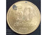 50 de centavos Argentina 2009