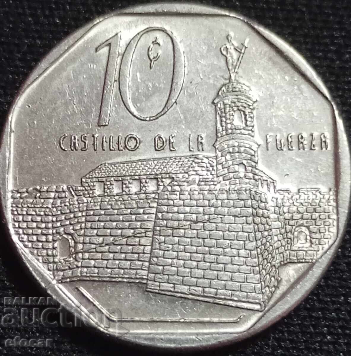 10 центавос Куба 1996 с цена € 0.51 | 1.00 лв.