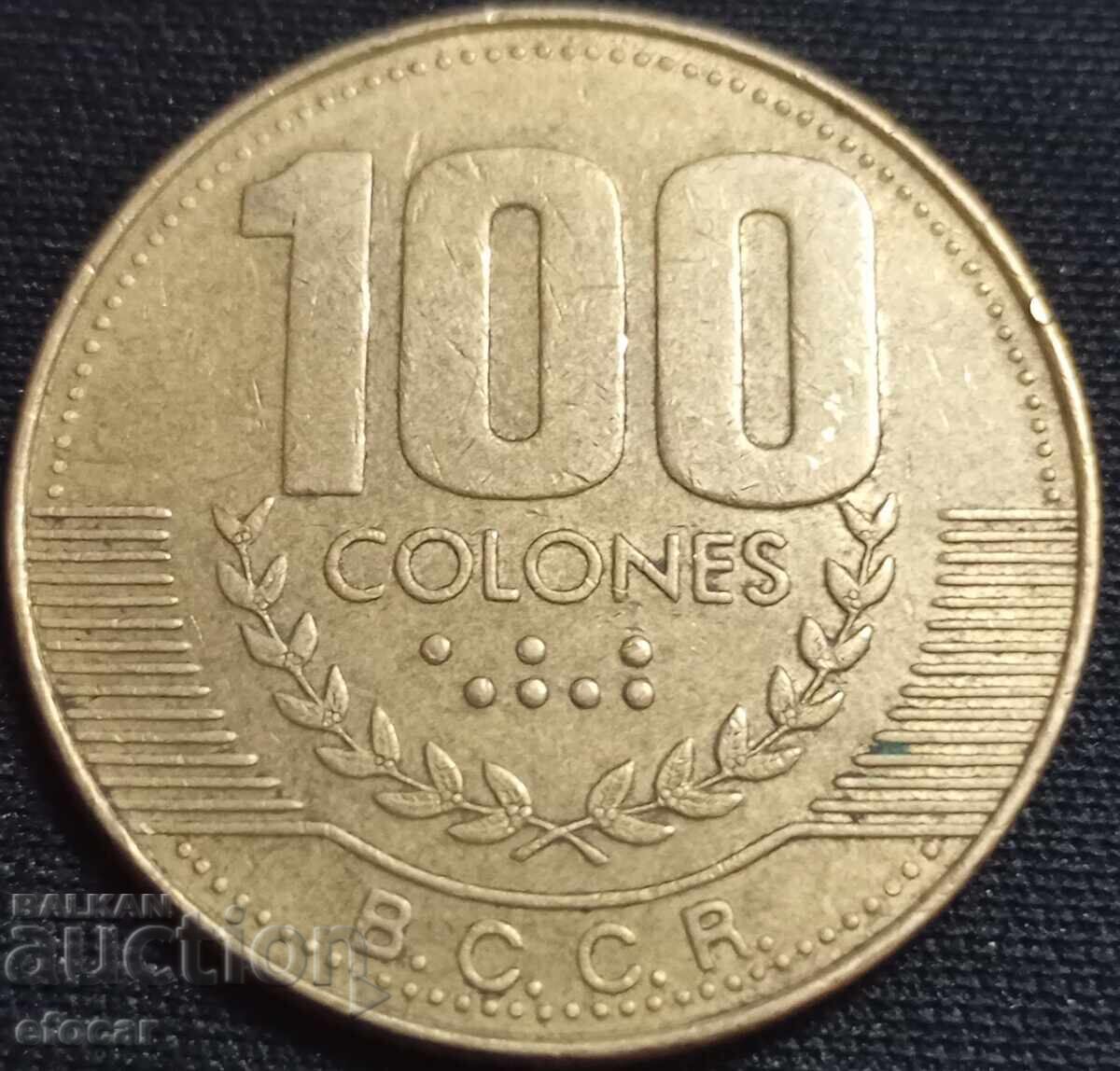 100 colones Costa Rica 100 colones Costa Rica