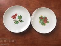 PORCELAIN PLATE PLATES BULGARIA-2 PCS.