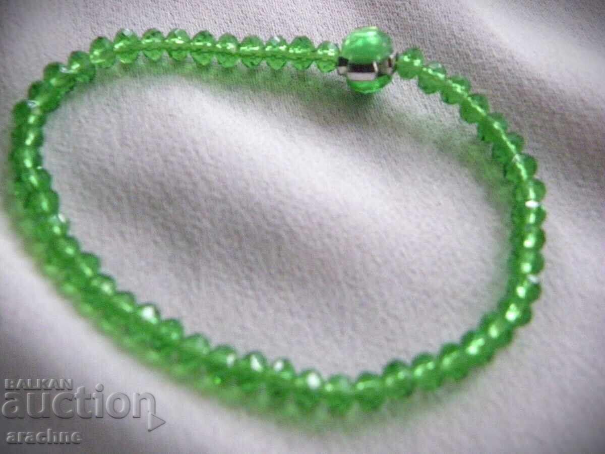 Fine green tourmaline bracelet with price 90.00 BGN | € 46.02