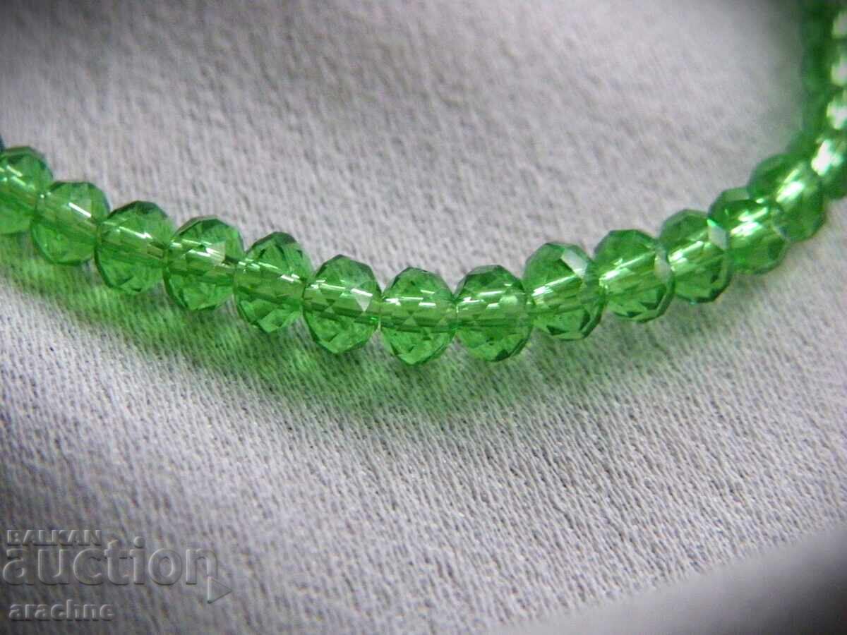Auction  Fine green tourmaline bracelet